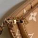 LV Multi Pochette Accessoires Crossbody Bag In Embossed Supple Grained Cowhide Leather 4 Colors