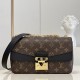 LV Marceau Chain Handbag in Monogram Coated Canvas And Cowhide Leather Closes With S-Lock 3 Colors 24.5cm