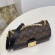 LV Marceau Chain Handbag in Monogram Coated Canvas And Cowhide Leather Closes With S-Lock 3 Colors 24.5cm