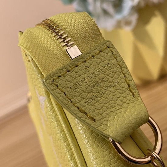 LV Mini Pochette Accessoires Bag in Monogram Empreinte Embossed Supple Grained Cowhide Leather 15.5cm