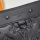LV Discovery Pochette Pouch in Monogram Shadow Calf Leather Embossed With Monogram Pattern 36cm