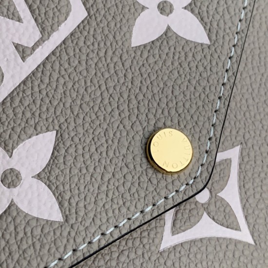 LV Felicie Pochette Bag in Monogram Empreinte Embossed Supple Grained Cowhide Leather 2 Colors 21cm