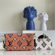 LV Felicie Strap & Go Pochette Pouch in Leopard Monogram Coated Canvas 17cm
