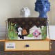LV Felicie Pochette Chain Bag in Monogram Coated Canvas With Panda Print 21cm