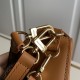 LV Swing Handbag In Calfskin And Monogram Canvas Trims With S-Lock 3 Colors 24cm