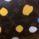 LV X YK Speedy Bandouliere 25 In Monogram Coated Canvas With 3D Painted Dots Print 25cm