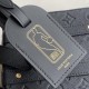 LV LVXNBA Handle Trunk Black Grained Leather Messenger Bag