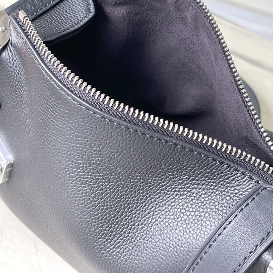 LV Side Trunk Handbag in Grained Calf Leather 21cm 18cm 4 Colors