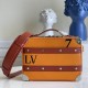 LV LVXNBA Handle Turnk In Cowhide Leather And Contrasting Trims 2 Colors 21cm