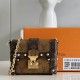 LV Essential Trunk Chain Micro Bag in Monogram Coated Canvas And Monogram Reverse Canvas 10.5cm