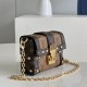 LV Essential Trunk Chain Micro Bag in Monogram Coated Canvas And Monogram Reverse Canvas 10.5cm
