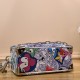 LV Mini Soft Trunk In Damier Graphite Coated Canvas With Animals Prints 18.5cm