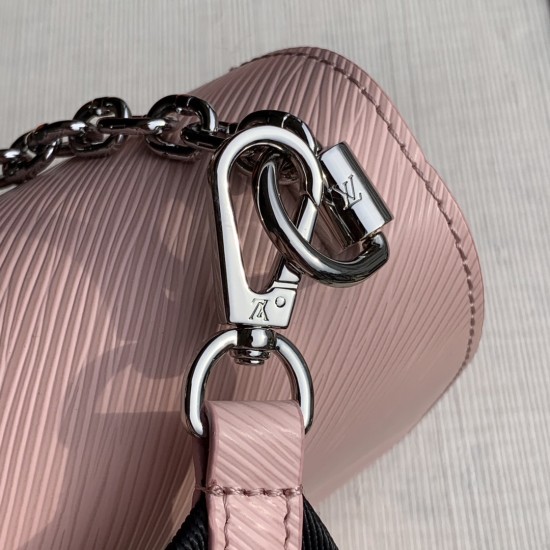 LV Twist Mini EPI Leather in Pink With Wide Strap