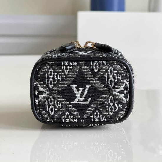 LV Vainty Super Mini Handbag in Since 1854 Monogram Jacquard 6.5cm