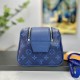 LV Dopp Kit Toiletry Pouch In Taiga Cowhide Leather And Monogram Pacific Coated Canvas 28cm