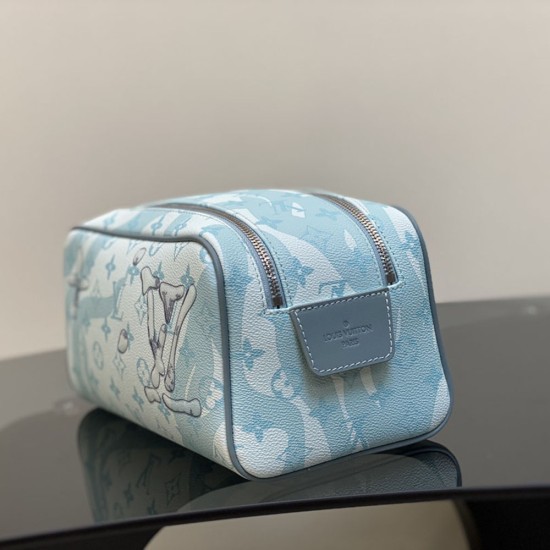 LV Dopp Kit In Monogram Aquagarden Coated Canvas With Drops of Water 28cm 2 Colors