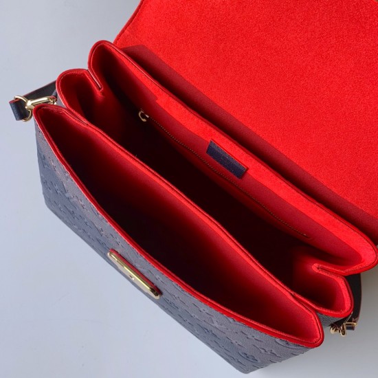 LV Vavin Georges One Handle Bag Monogram Empreinte Leather in Contrast Edges