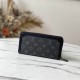 LV Zippy Wallet Trunk In Monogram Eclipse Coated Canvas 19.5cm