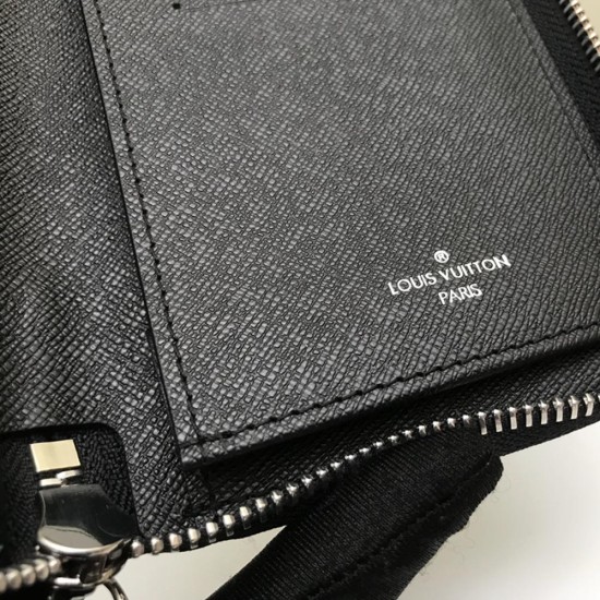 LV Zippy Wallet Vertical Taiga Leather