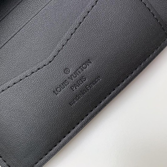 LV Multiple Wallet Black Monogram Taurillon Leather