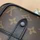 LV Christopher Wearable Wallet In Monogram Macassar Coated Canvas and Cowhide Leather 15cm 2 Colors M69404