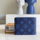 LV Multiple Wallet in Monogram Coated Canvas With LV Print 11.5cm