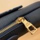 LV Flap Double Phone Pouch in Monogram Denim And Taurillon Leather 11cm