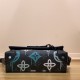 LV Steamer Wearable Wallet In Monogram Coated Canvas With Graffiti Style Monogram Motif Print 18cm