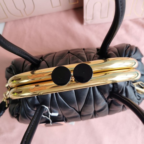 Miu Miu Belle Matelasse Nappa Leather Handbag 5BK010 4 Colors