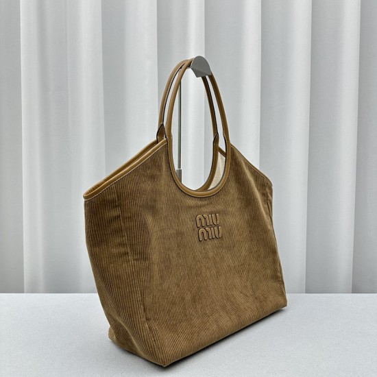 Miu Miu Tote Bag In Corduroy 22cm 38cm 3 Colors
