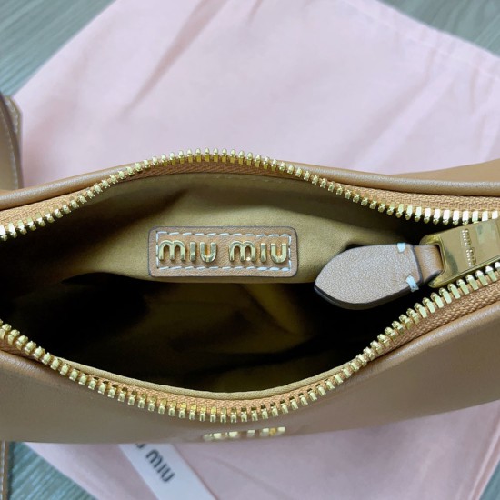 Miu Miu Leather Hobo Bag 5BC161 2 Colors