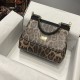 DG Medium Sicily Handbag In Leopard Print Leather