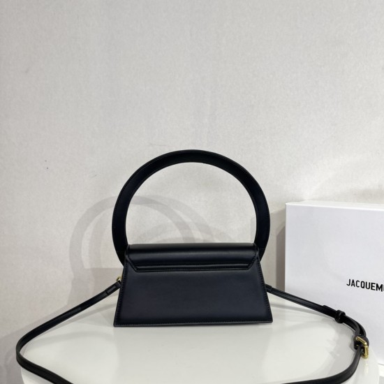 Jacquemus Le Sac Rond Circle Purse In Smooth Leather 24cm 10 Colors