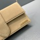 Jacquemus Le Bambino Long Flap Shoulder Bag In Nubuck Leather Structured 4 Colors