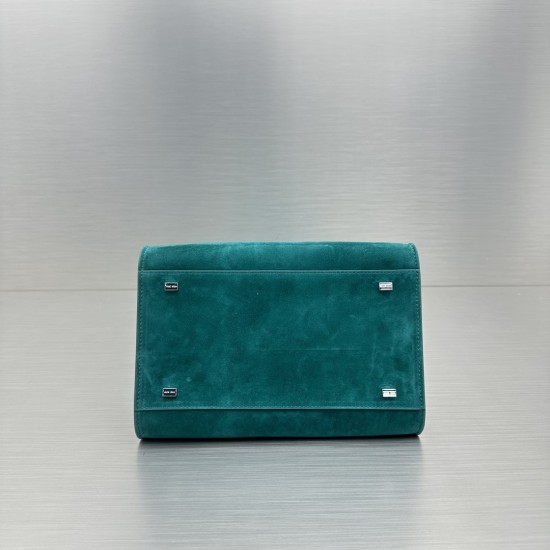 The Row Margaux 10 Suede Leather Bag 3 Colors