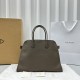 The Row Margaux 17 Grained Leather Bag 4 Colors