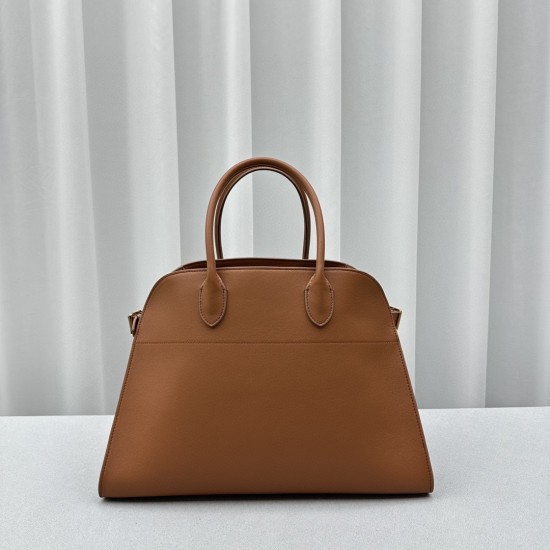 The Row Margaux 17 Smooth Leather Bag 4 Colors