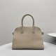 The Row Margaux 12 Grained Leather Bag 