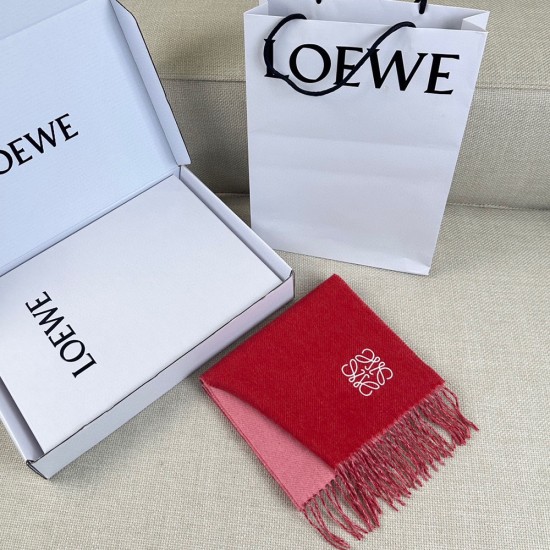 Loewe Scarf in Wool and Cashmere