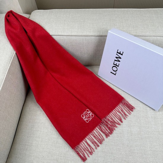 Loewe Scarf in Wool and Cashmere