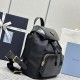 Prada Medium Re-Nylon and Brushed Leather Backpack 20.5cm 1BZ074