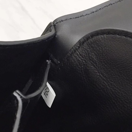 Prada Cahier Leather Bag Black Calfskin
