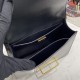 Prada Cahier Shoulder Bag Black Calfskin