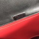 Prada Cahier Shoulder Bag Black Calfskin Silver Hardware 2 Colors
