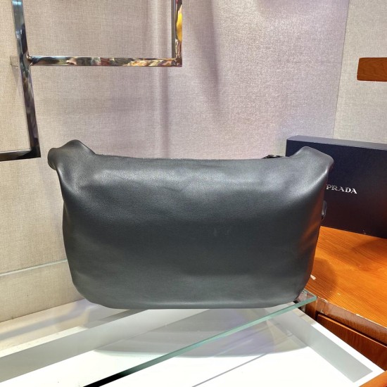 Prada Leather Messenger Bag 2VH125