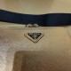 Prada Small Saffiano Leather Prada Brique Bag messenger Bag Golden 19cm 2VH070