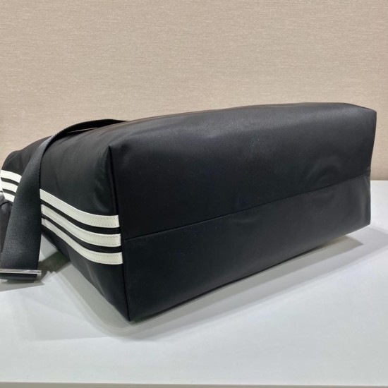 Prada Adidas For Prada Black Re-Nylon Shopping Bag 2VG090