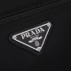 Prada Black Re-Nylon And Saffiano Leather Belt Bag 2  2VL977