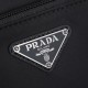 Prada Black Re-Nylon And Saffiano Leather Belt Bag With Recycle Logo 2VL977