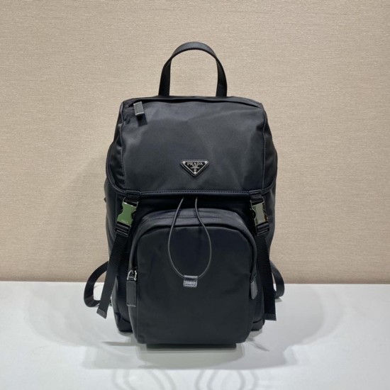 Prada Adidas For Prada Black Re-Nylon Backpack 2VZ135